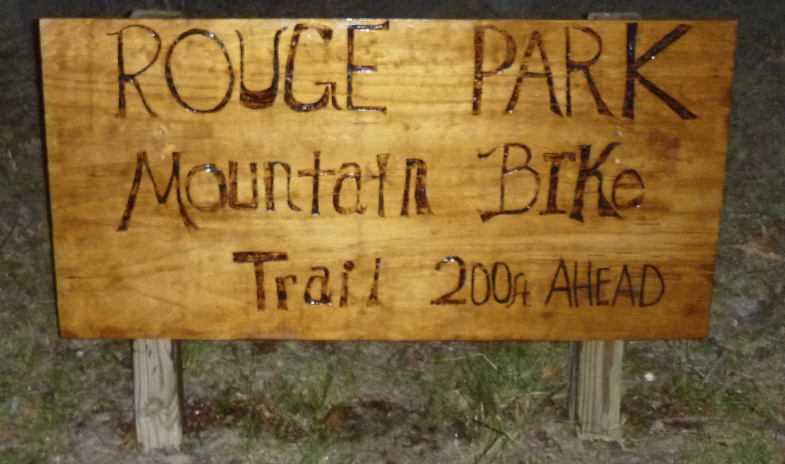 Rouge Trail Sign