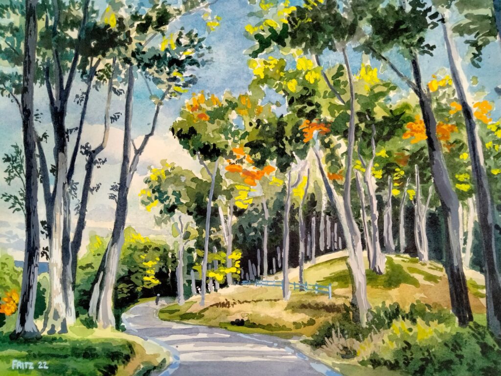 Tunnel of Trees Art Print