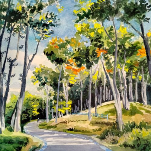 Tunnel of Trees Art Print