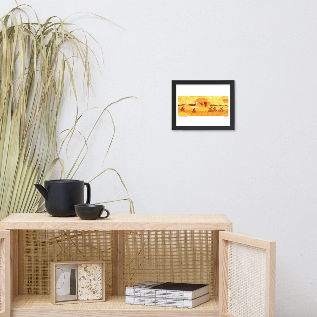 Thursday Night Framed Art Print Poster