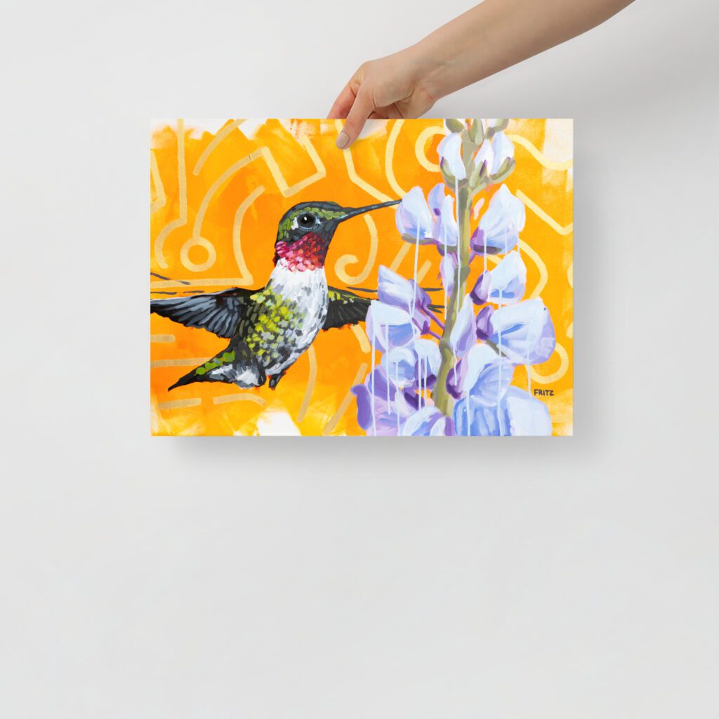 MESMERIZE Reproduction Art Print
