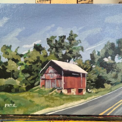 Barn on the Pleasant Lake Ride